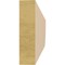 Ekena Millwork 2in. W x 8in. H x 32in. L Durham Woodgrain TimberThane Rafter Tail, Primed Tan RFTUR02X08X32DURRCPR - alternate 5